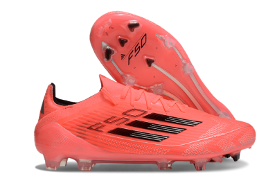 Adidas F50 Elite FG Low-Tops Football Boots - Red/Black/Silver