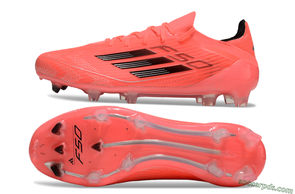 Adidas F50 Elite FG Low-Tops Football Boots - Red/Black/Silver 0