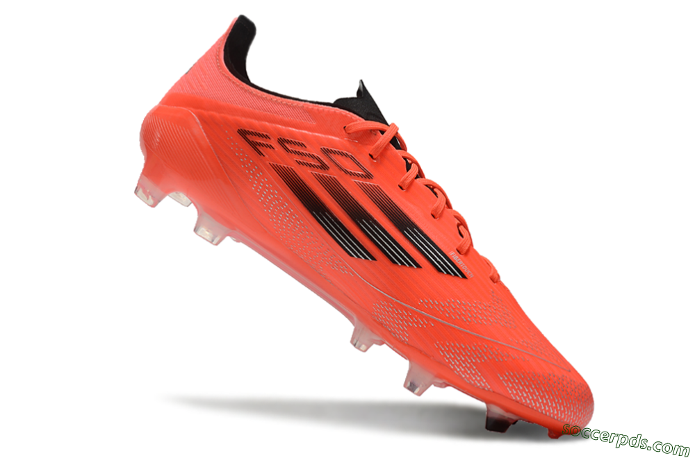 Adidas F50 Elite FG Low-Tops Football Boots - Red/Black/Silver 4