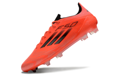 Adidas F50 Elite FG Low-Tops Football Boots - Red/Black/Silver