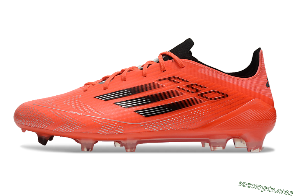 Adidas F50 Elite FG Low-Tops Football Boots - Red/Black/Silver 2