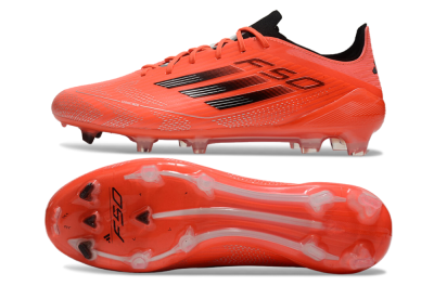 Adidas F50 Elite FG Low-Tops Football Boots - Red/Black/Silver