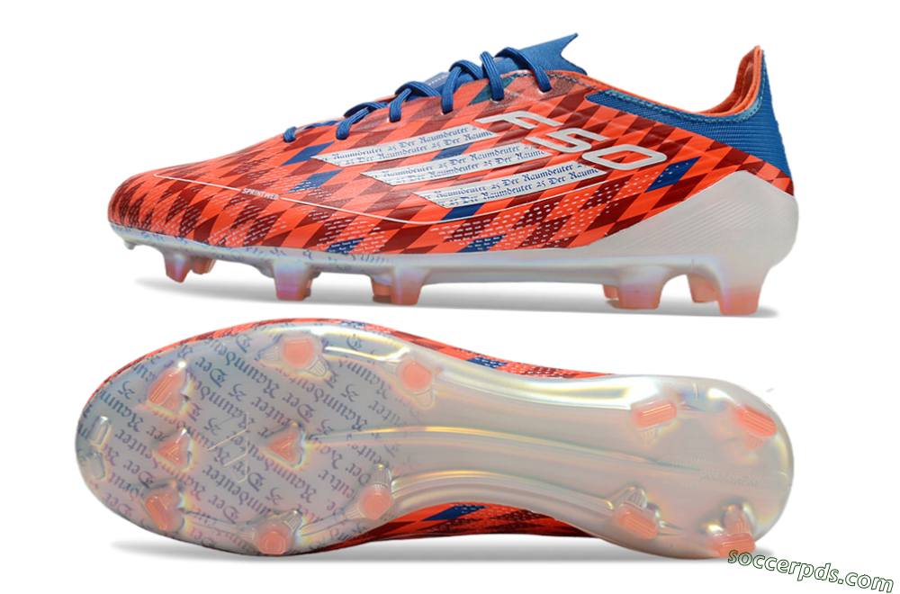 Adidas F50 Elite FG Low-Tops Football Boots - Red/White/Blue 0