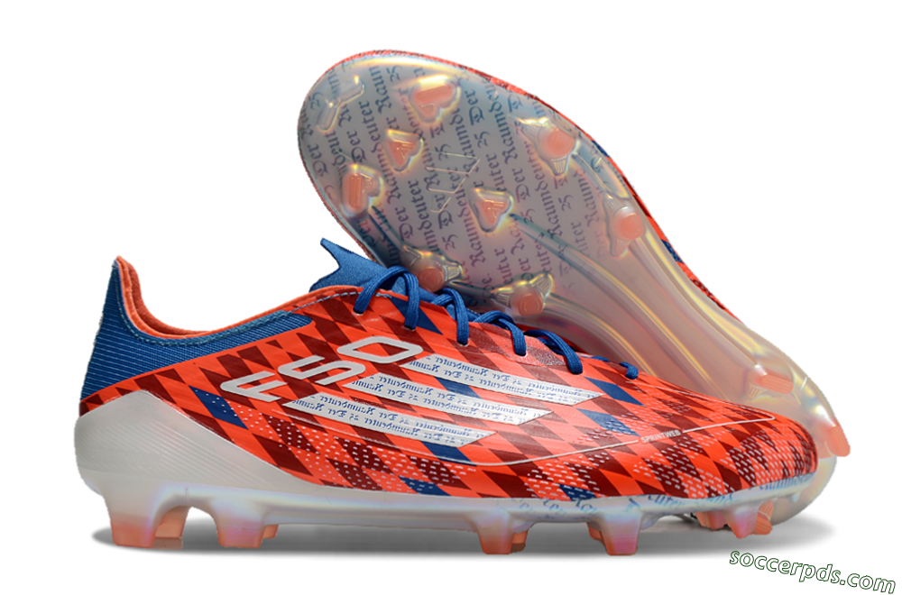 Adidas F50 Elite FG Low-Tops Football Boots - Red/White/Blue 1