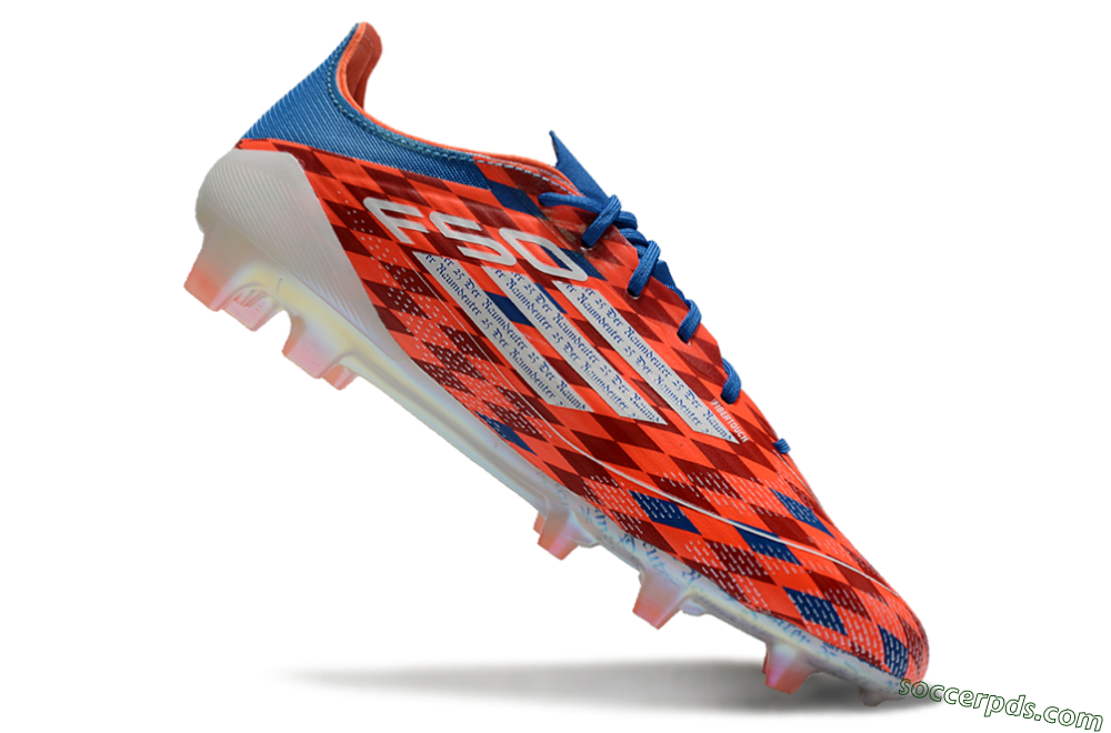 Adidas F50 Elite FG Low-Tops Football Boots - Red/White/Blue 4