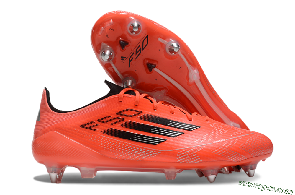 Adidas F50 Elite SG Low-Tops Football Boots - Red/Black 1