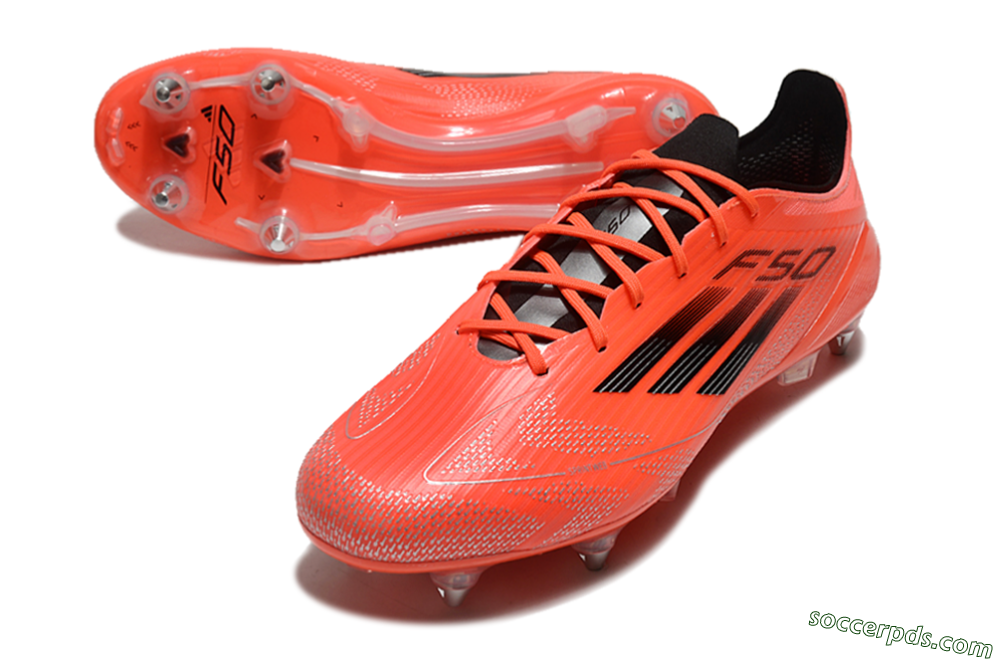 Adidas F50 Elite SG Low-Tops Football Boots - Red/Black 3