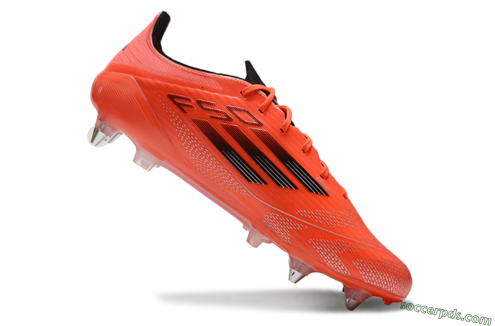 Adidas F50 Elite SG Low-Tops Football Boots - Red/Black 4