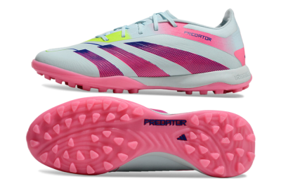 Adidas Predator 24 Elite TF Low-Tops Football Shoes - Jade/Pink/Yellow