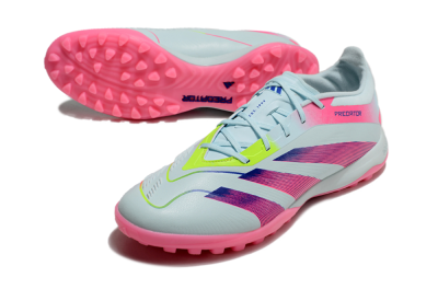 Adidas Predator 24 Elite TF Low-Tops Football Shoes - Jade/Pink/Yellow