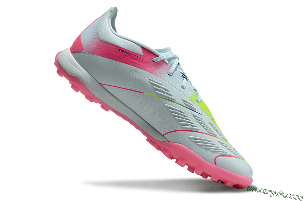 Adidas Predator 24 Elite TF Low-Tops Football Shoes - Jade/Pink/Yellow 4