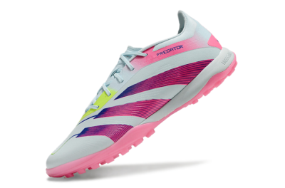 Adidas Predator 24 Elite TF Low-Tops Football Shoes - Jade/Pink/Yellow