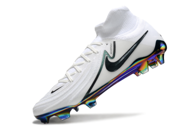 Nike Phantom Luna Elite FG High-Tops Football Boots - White/Black/Gold