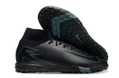 Nike Air Zoom Mercurial Superfly 10 Elite TF High-Tops Football Shoes - Black/Green/Silver