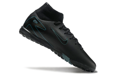 Nike Air Zoom Mercurial Superfly 10 Elite TF High-Tops Football Shoes - Black/Green/Silver
