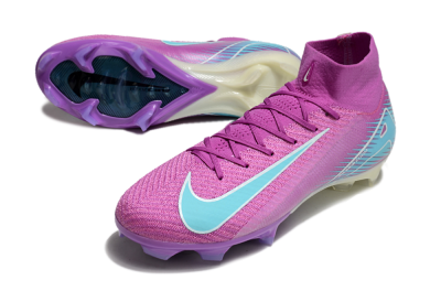 Nike Air Zoom Mercurial Superfly 10 Elite FG High-Tops Football Boots - Purple/Green