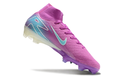 Nike Air Zoom Mercurial Superfly 10 Elite FG High-Tops Football Boots - Purple/Green