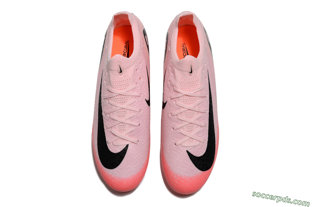 Nike Air Zoom Mercurial Vapor 16 Elite FG Low-Tops Football Boots - Pink/Red/Black 4