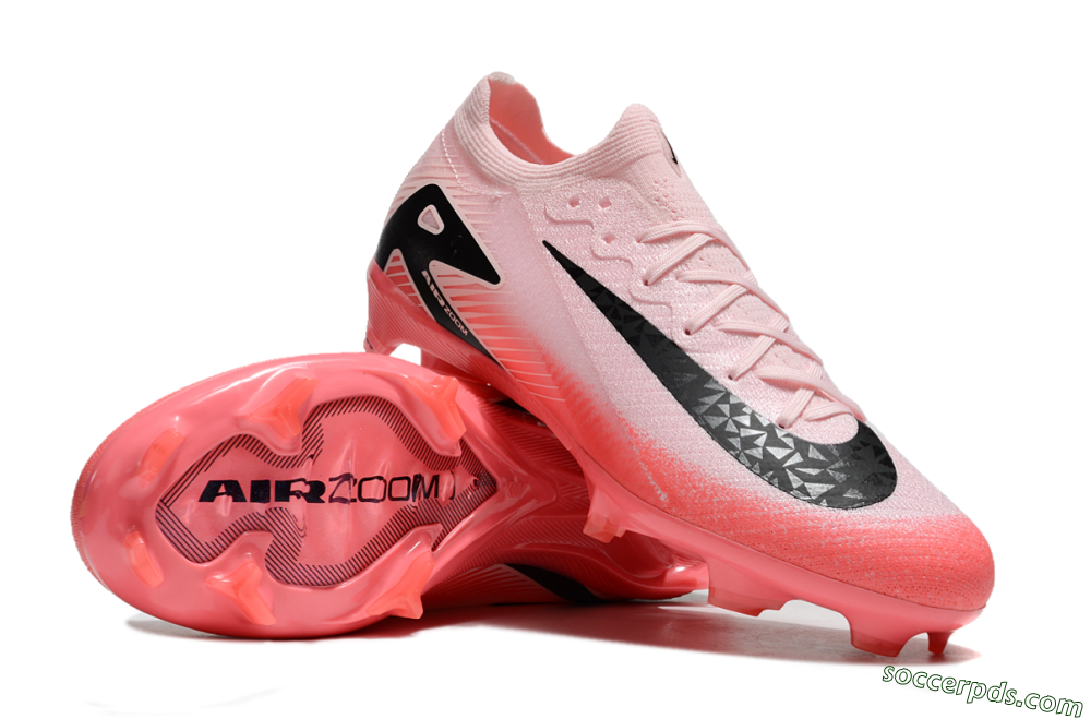 Nike Air Zoom Mercurial Vapor 16 Elite FG Low-Tops Football Boots - Pink/Red/Black 3