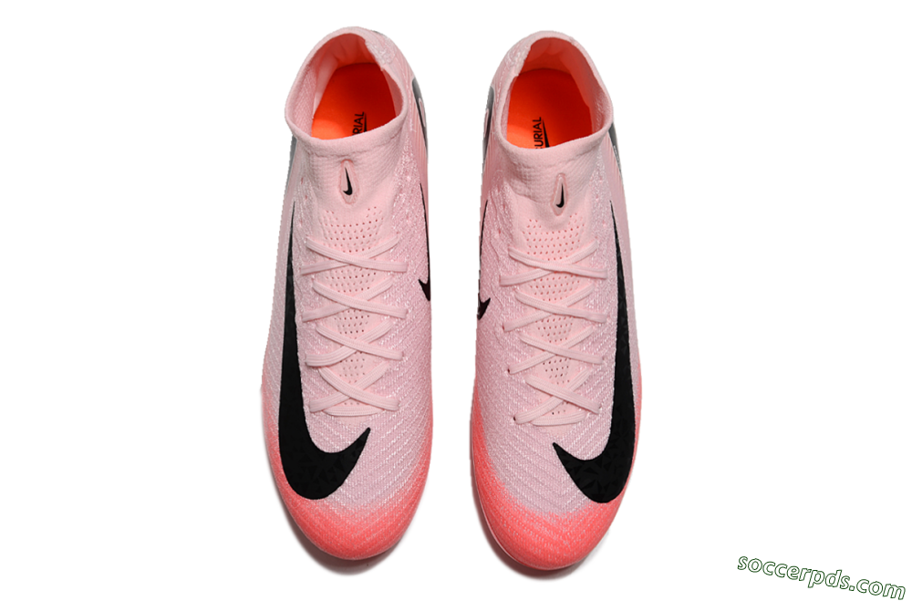 Nike Air Zoom Mercurial Superfly 10 Elite FG High-Tops Football Boots - Pink/Red/Black 4