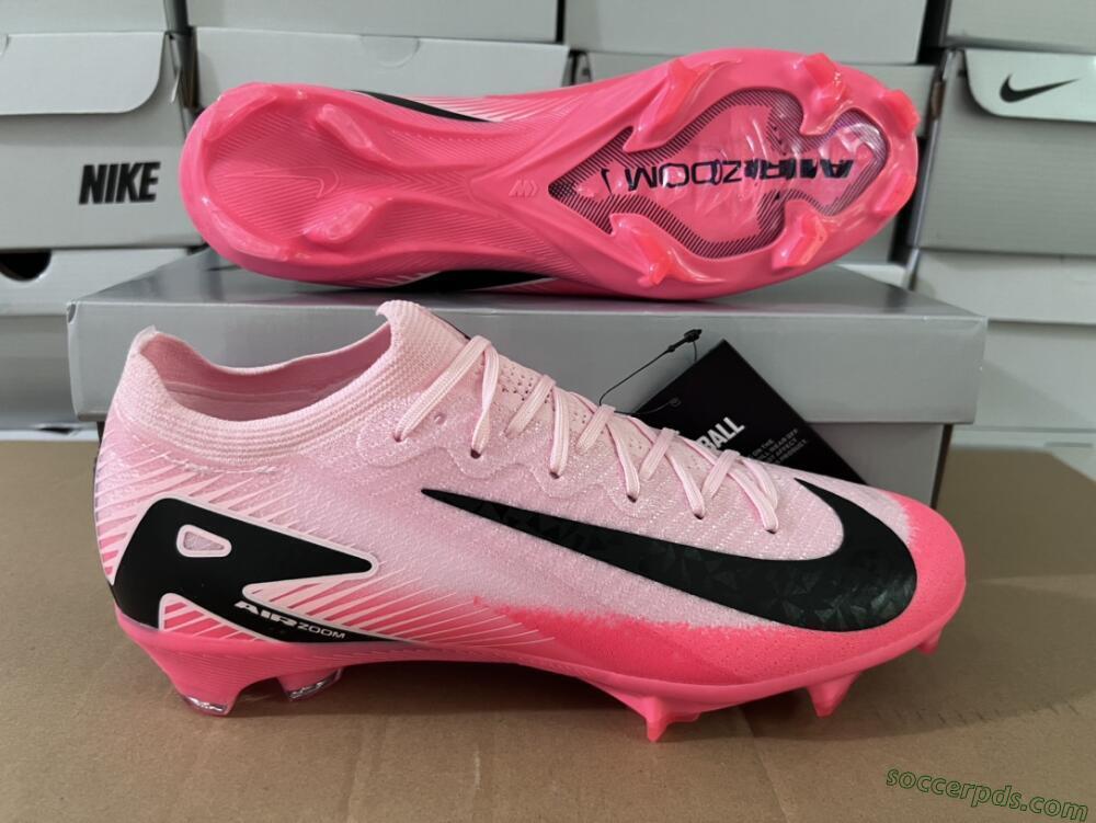 Nike Air Zoom Mercurial Vapor 16 Elite FG Low-Tops Football Boots - Pink/Red/Black