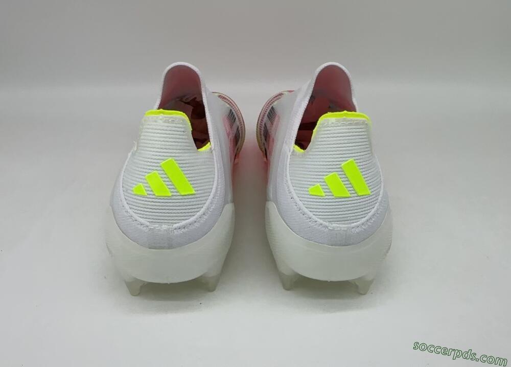 Adidas F50 Elite Laceless FG Low-Tops Football Boots - White/Red/Black