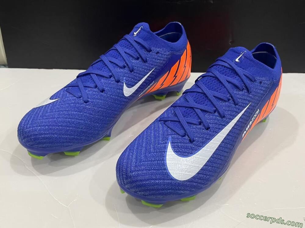 Nike Air Zoom Mercurial Vapor 16 Elite FG Low-Tops Football Boots - Blue/White/Orange