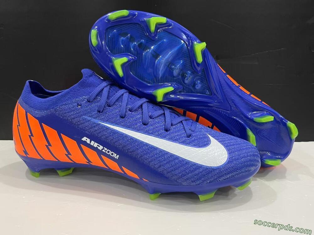 Nike Air Zoom Mercurial Vapor 16 Elite FG Low-Tops Football Boots - Blue/White/Orange