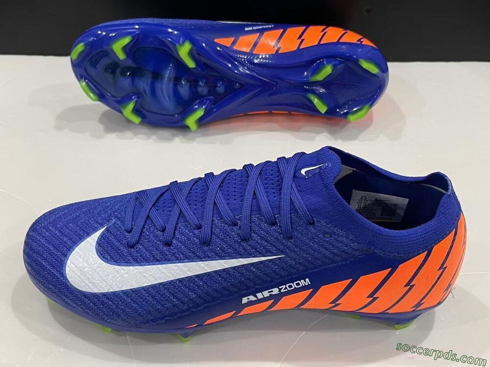 Nike Air Zoom Mercurial Vapor 16 Elite FG Low-Tops Football Boots - Blue/White/Orange