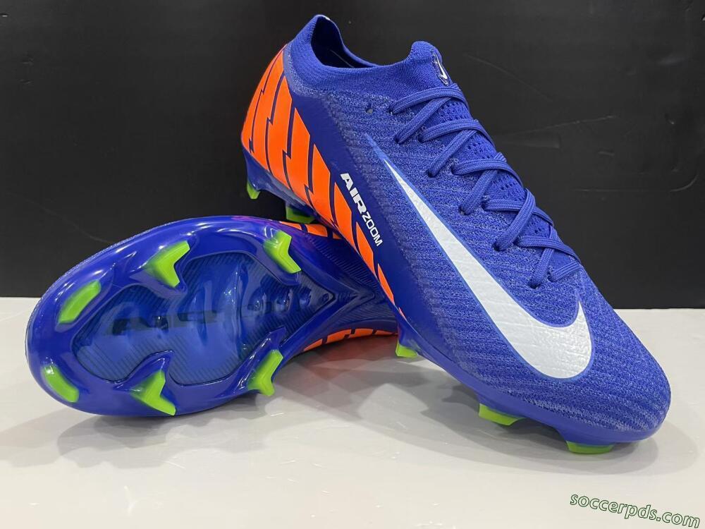 Nike Air Zoom Mercurial Vapor 16 Elite FG Low-Tops Football Boots - Blue/White/Orange