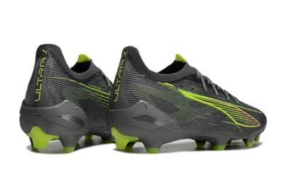 Puma Ultra Ultimate FG Low-Tops Football Boots - Oliver Green/Yellow