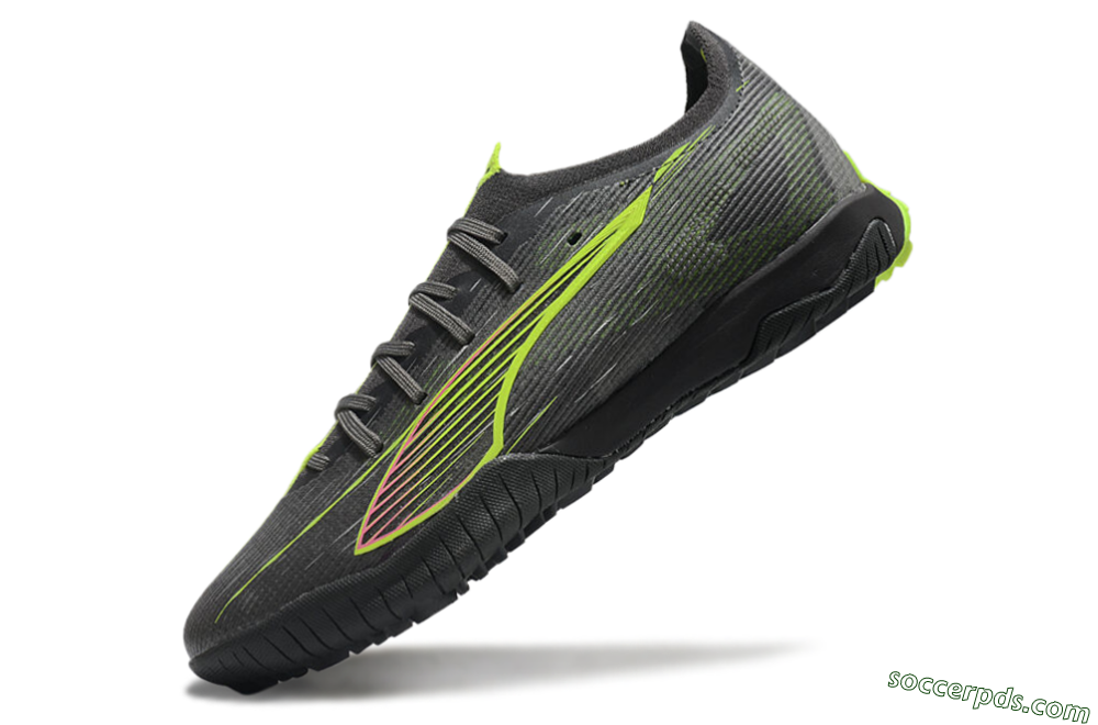 Puma Ultra Ultimate TF Low-Tops Football Shoes - Oliver Green/Yellow 4