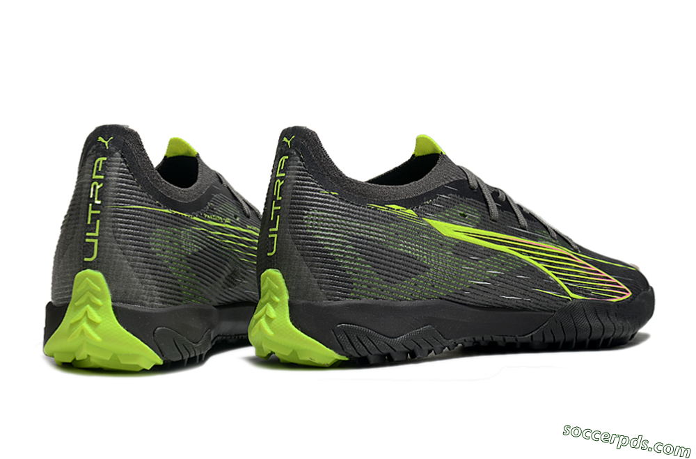 Puma Ultra Ultimate TF Low-Tops Football Shoes - Oliver Green/Yellow 6