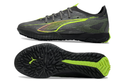 Puma Ultra Ultimate TF Low-Tops Football Shoes - Oliver Green/Yellow