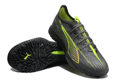 Puma Ultra Ultimate TF Low-Tops Football Shoes - Oliver Green/Yellow