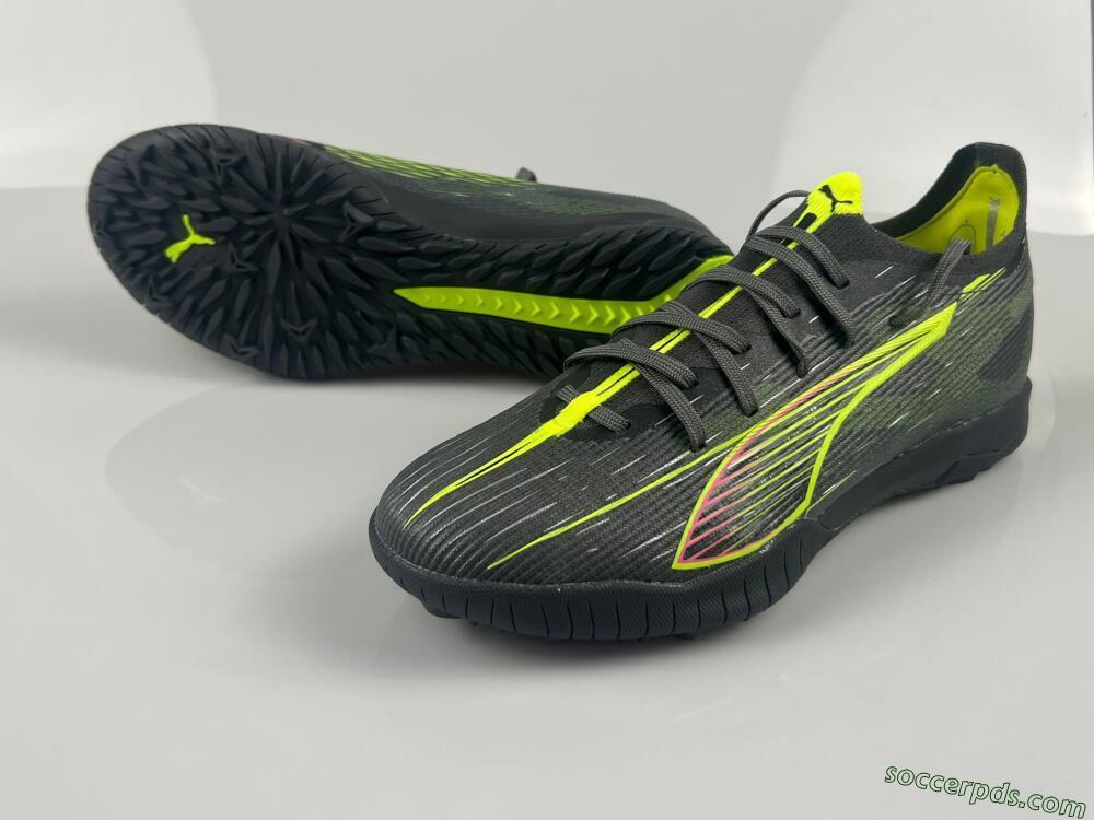 Puma Ultra Ultimate TF Low-Tops Football Shoes - Oliver Green/Yellow