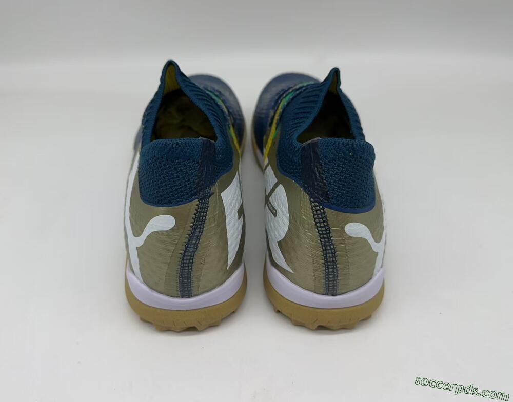 Puma x Neymar Future 7 Ultimate bna TF Low-Tops Football Shoes - Blue/Yellow/Green