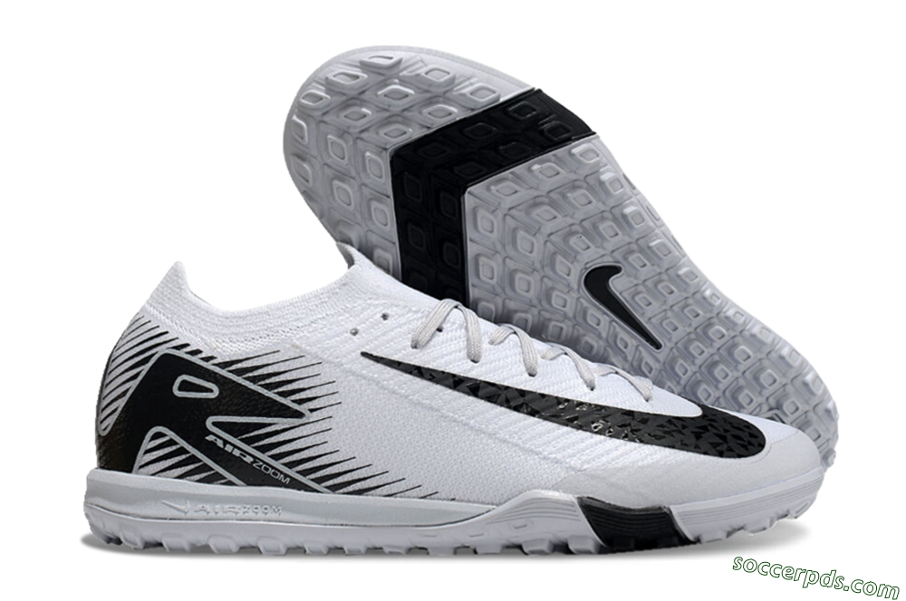 Nike Air Zoom Mercurial Vapor 16 Elite Low-Tops Football Boots - White/Black 1