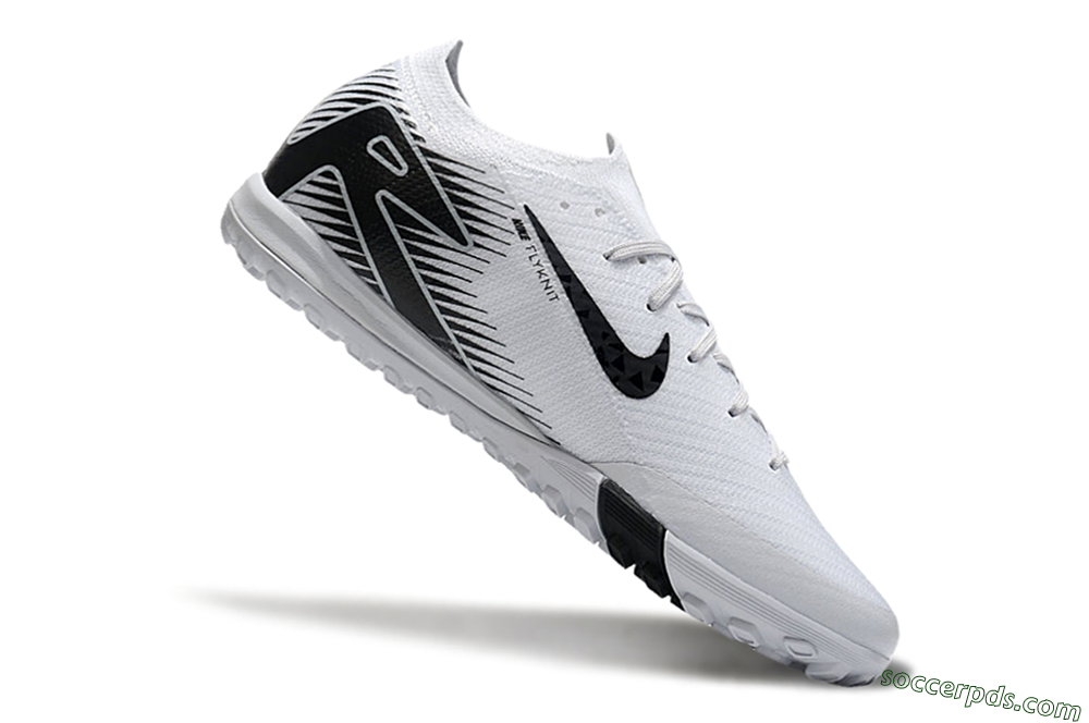 Nike Air Zoom Mercurial Vapor 16 Elite Low-Tops Football Boots - White/Black 5