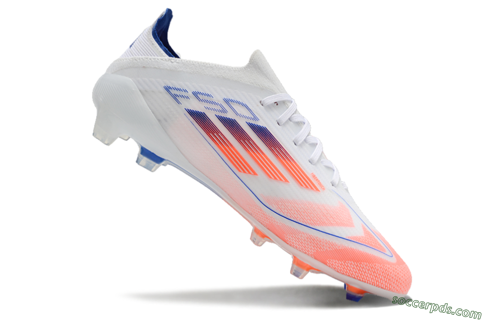 Adidas F50 Elite Low-Tops Football Boots - Pink/White/Blue 5