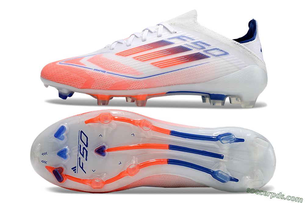 Adidas F50 Elite Low-Tops Football Boots - Pink/White/Blue 0