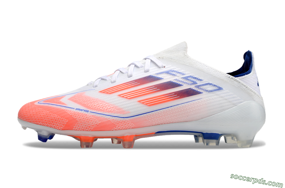 Adidas F50 Elite Low-Tops Football Boots - Pink/White/Blue 2