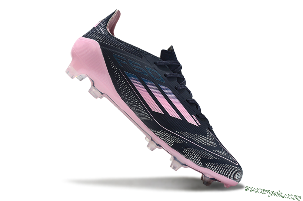 Adidas F50 Elite FG Low-Tops Football Boots - Blue/Pink 4