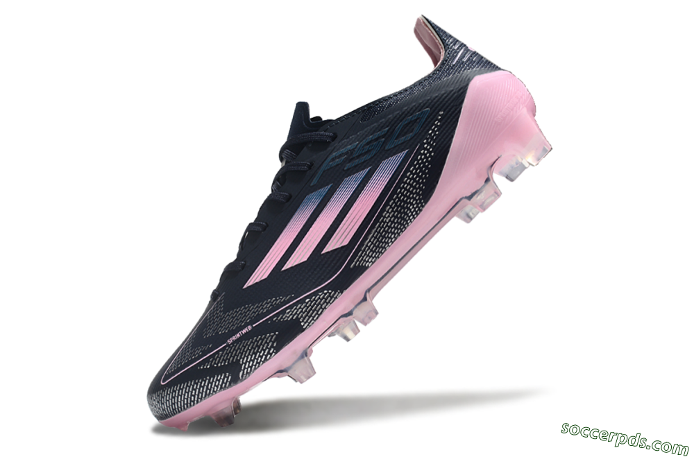 Adidas F50 Elite FG Low-Tops Football Boots - Blue/Pink 5
