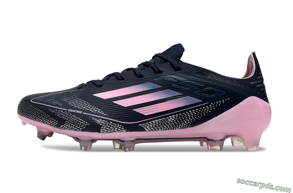Adidas F50 Elite FG Low-Tops Football Boots - Blue/Pink 2