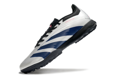 Adidas Predator 24 Elite TF Low-Tops Football Shoes - Silver/Blue/Pink