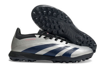 Adidas Predator 24 Elite TF Low-Tops Football Shoes - Silver/Blue/Pink