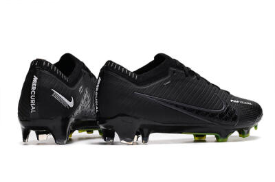 Nike Air Zoom Mercurial Vapor 15 Elite FG Low-Tops Football Boots - Black/White/Yellow