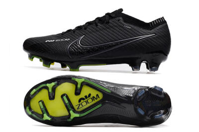 Nike Air Zoom Mercurial Vapor 15 Elite FG Low-Tops Football Boots - Black/White/Yellow