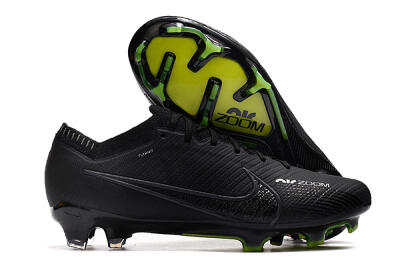 Nike Air Zoom Mercurial Vapor 15 Elite FG Low-Tops Football Boots - Black/White/Yellow